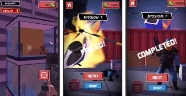 Gameplay screenshot from heli fighter copter reloaded for Android