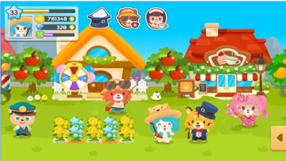 Gameplay screenshot from happy pet story virtual sim for Android