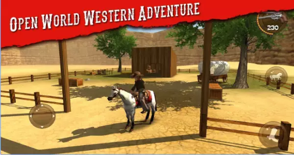 Gameplay screenshot from guns and spurs for Android
