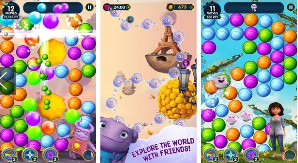 Gameplay screenshot from home boov pop for Android