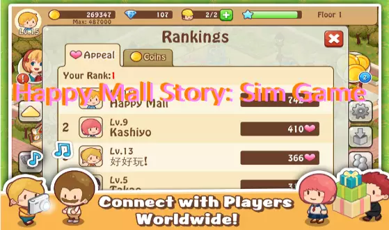 happy mall story sim game