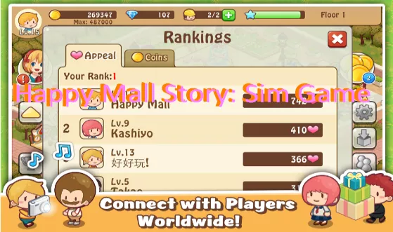 happy mall story sim game