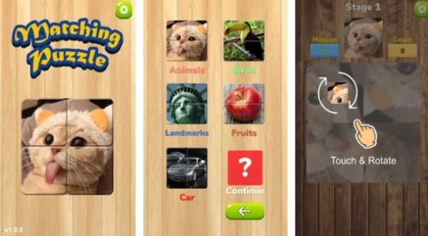 Gameplay screenshot from healing matching puzzle for Android