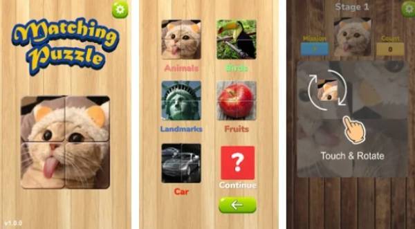 Gameplay screenshot from healing matching puzzle for Android