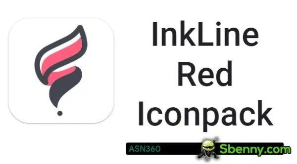 inkline red iconpack
