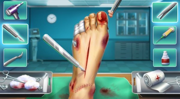 Gameplay screenshot from hospital doctor games 2021 free clinic asmr games for Android