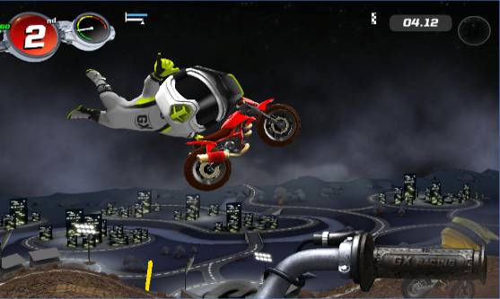 Gameplay screenshot from gx racing for Android