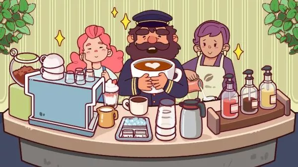Gameplay screenshot from Good Coffee, Great Coffee for Android