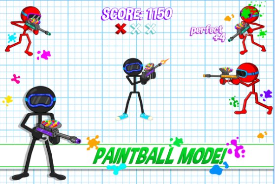 Gameplay screenshot from gun fu stickman 2 for Android