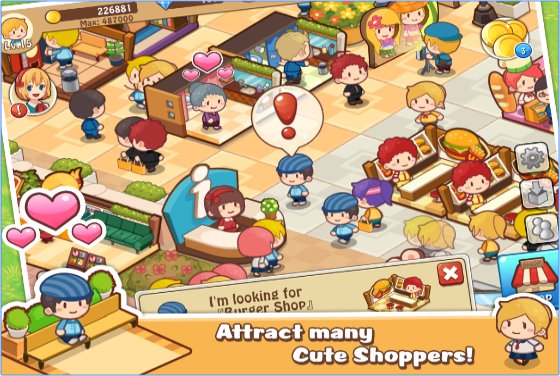 Gameplay screenshot from happy mall story sim game for Android