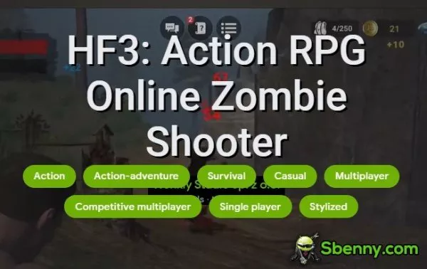hf3 action rpg online zombie shooter