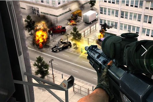 Gameplay screenshot from Gangster Escape Shooter 3D for Android