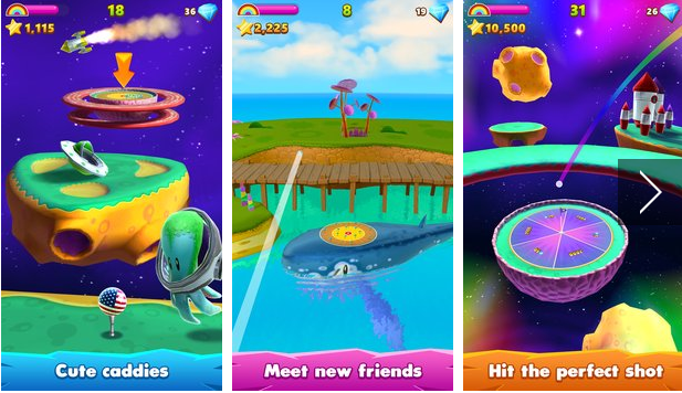 Gameplay screenshot from Golf Island for Android