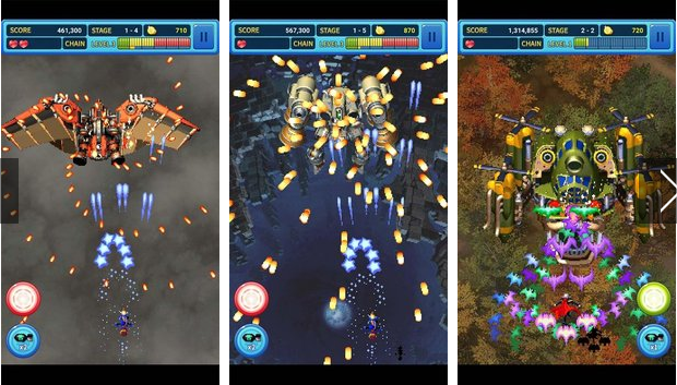 Gameplay screenshot from GunBird 2 for Android