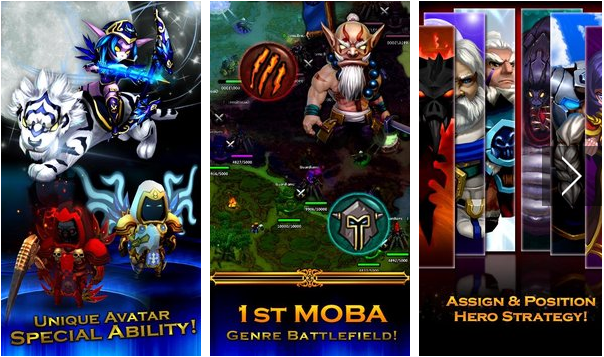 Gameplay screenshot from Heroes Defense Arena for Android
