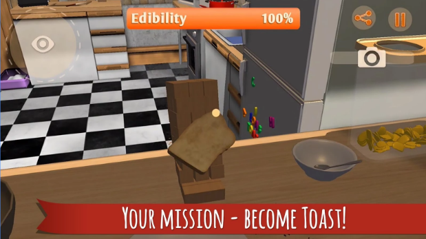 Gameplay screenshot from I am bread for Android