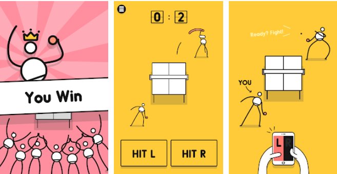 Gameplay screenshot from i m ping pong king for Android