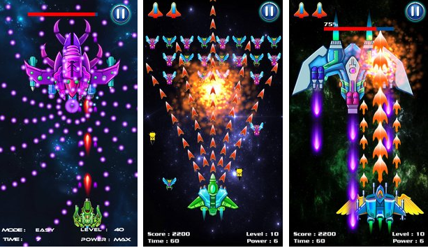 Gameplay screenshot from galaxy attack alien shooter for Android