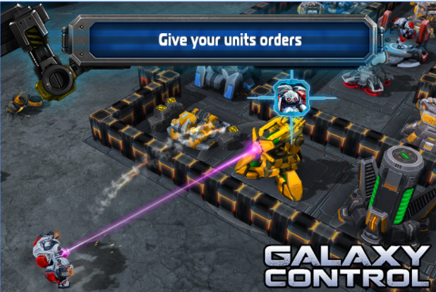 Gameplay screenshot from galaxy control 3d strategy for Android