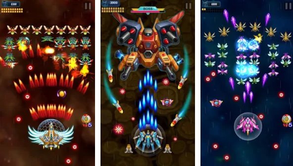 Gameplay screenshot from galaxy invader space shooting 2019 for Android