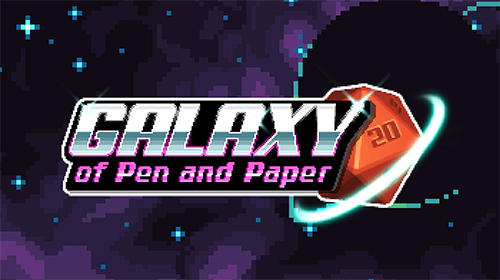 Galaxie von Stift und Papier
