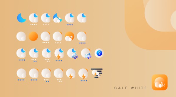 Componente meteo gale per kwgt klwp MOD APK Android