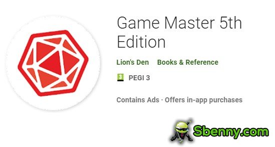 game master 5ª edição