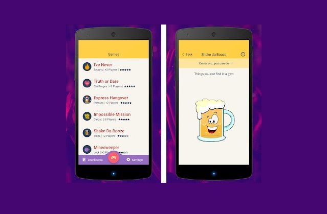 Gameplay screenshot from Game of Shots (Drinking Games) for Android