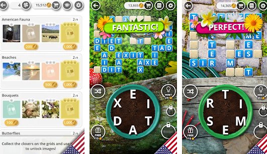 garden of words word game MOD APK Android