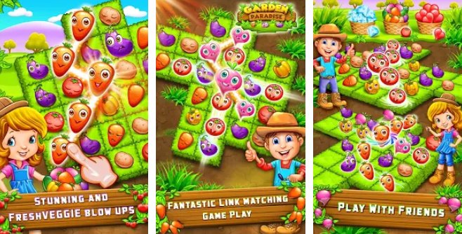 Gameplay screenshot from garden paradise mania for Android
