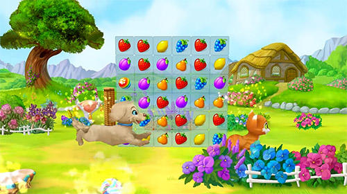 garden pets match 3 dogs and cats kome decorate MOD APK Android