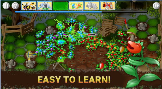 Gameplay screenshot from garden wars for Android