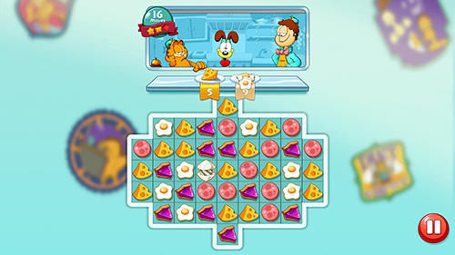 Gameplay screenshot from garfield food truck for Android