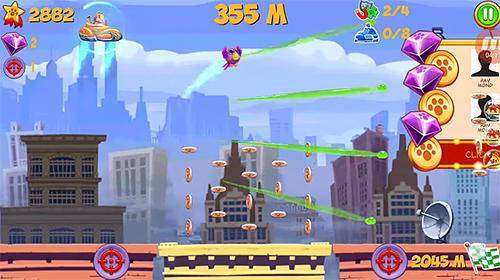 Gameplay screenshot from garfield smogbuster for Android