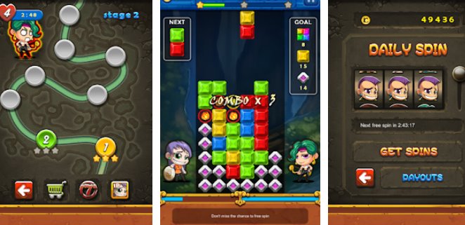Gameplay screenshot from gem fighter for Android