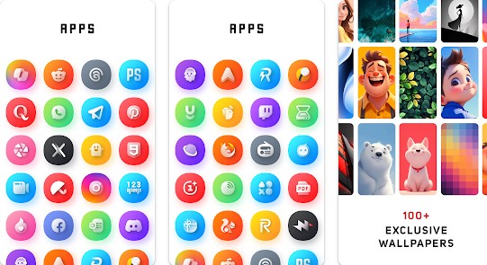 Gameplay screenshot from gem icon pack for Android