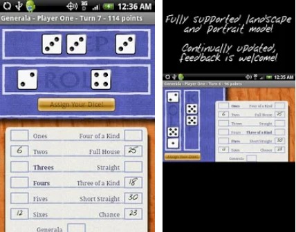 Gameplay screenshot from generala for Android
