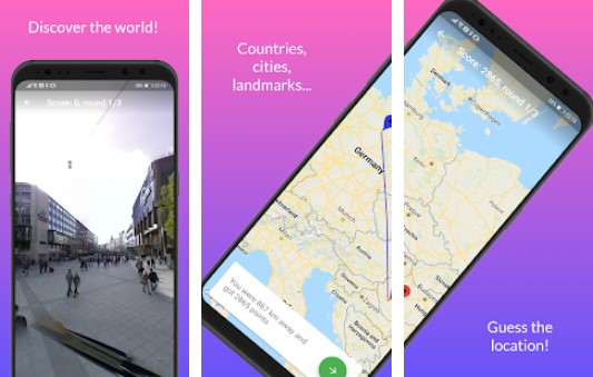Gameplay screenshot from geoguess free for Android