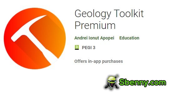 boîte à outils de géologie premium