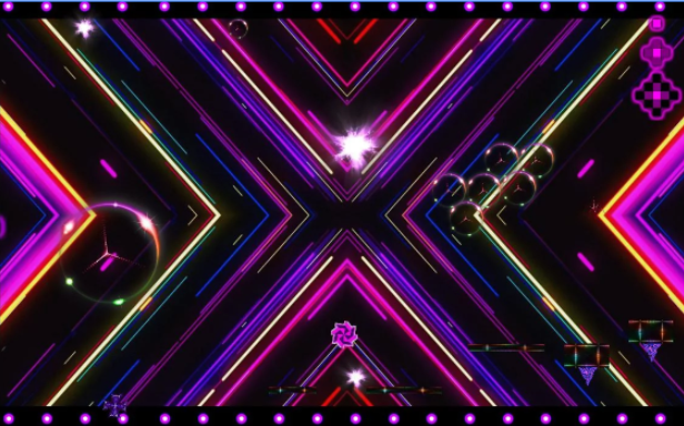 Gameplay screenshot from geometry space pro for Android