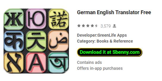german english translator free