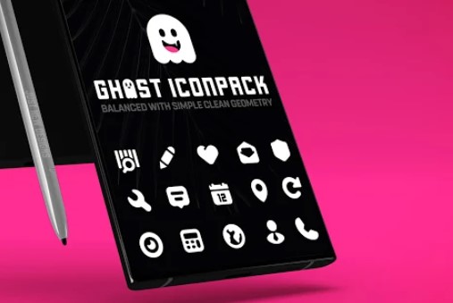ghost iconpack MOD APK اندروید
