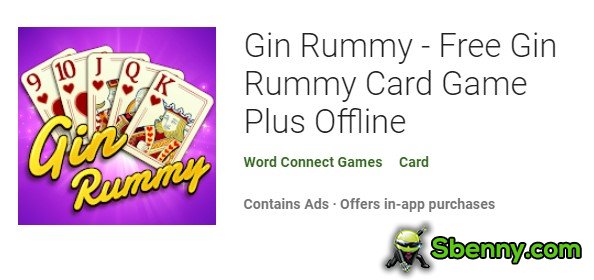 gin rummy free gin rummy card game plus offline
