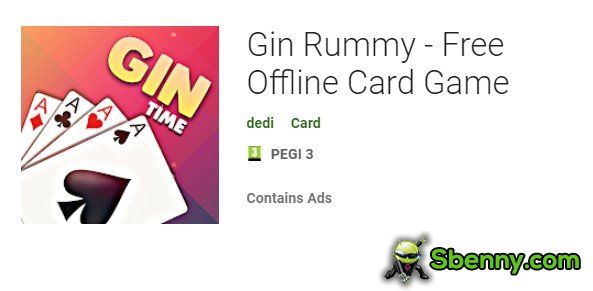 gin rummy free offline card game