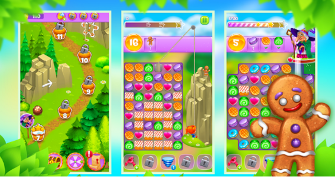 Gameplay screenshot from gingerbread story deluxe for Android