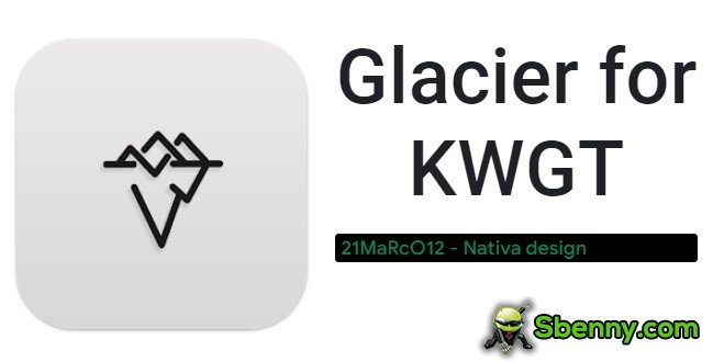 glacier for kwgt