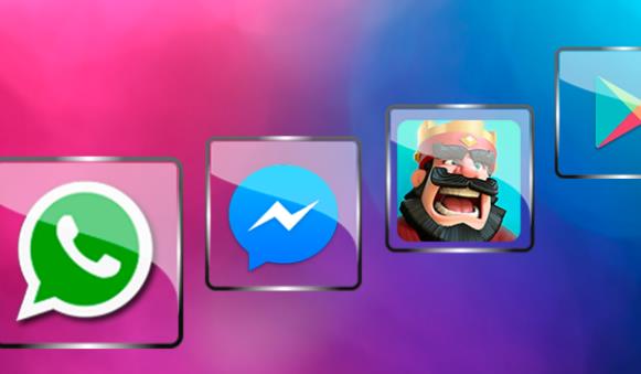Gameplay screenshot from glass nova apex adw icon pack for Android