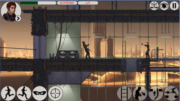 Gameplay screenshot from glasswinged ascension for Android