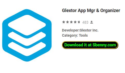 Gerente e organizador do aplicativo Glextor