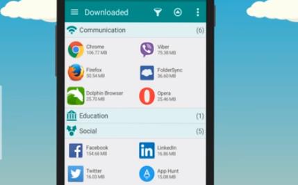 Gameplay screenshot from glextor app mgr and organizer for Android